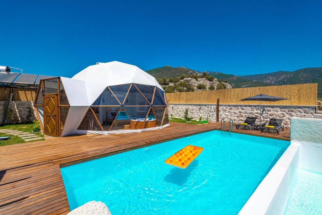 Kalkan Dome Suites & Deluxe Hotel 卡斯 外观 照片