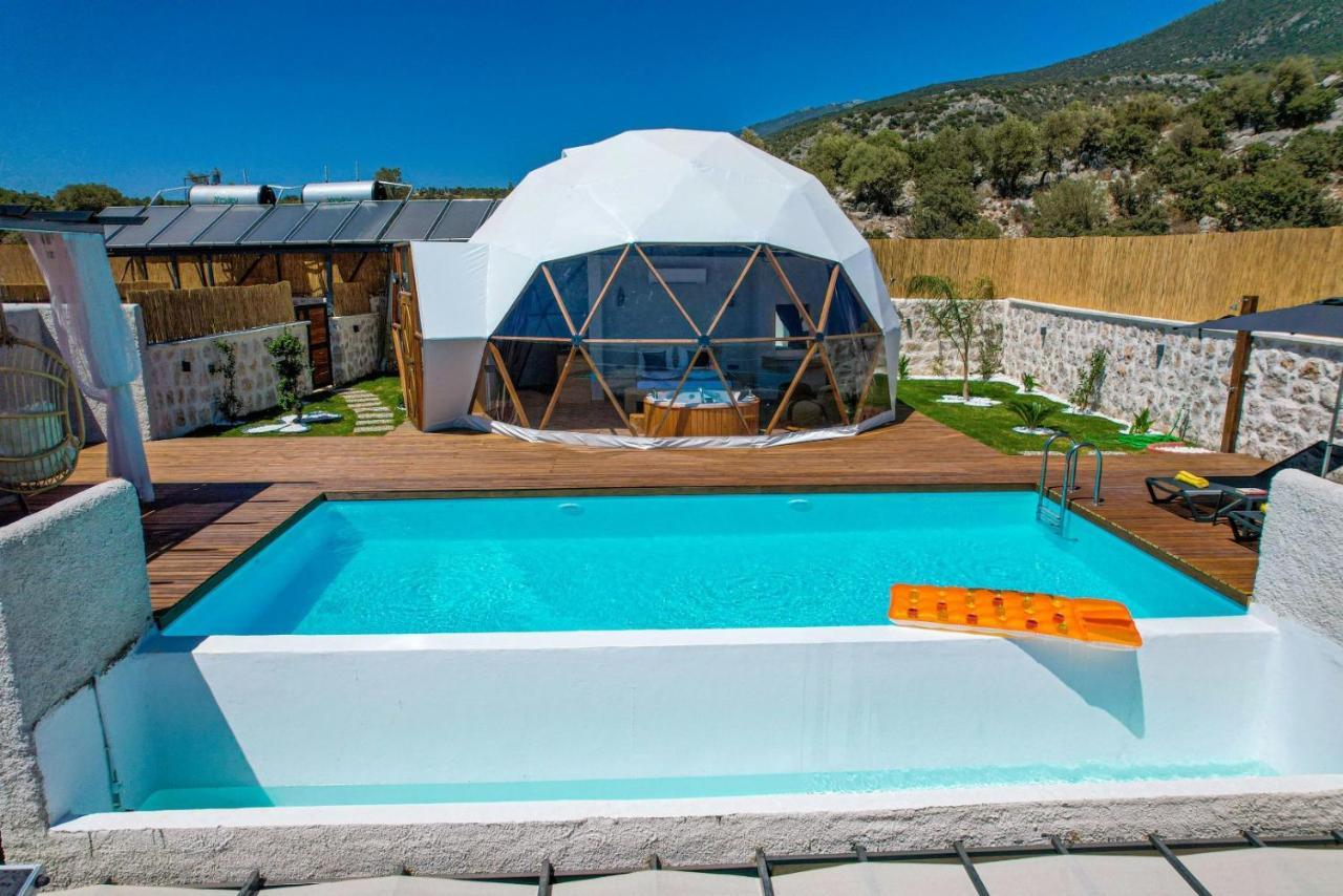 Kalkan Dome Suites & Deluxe Hotel 卡斯 外观 照片