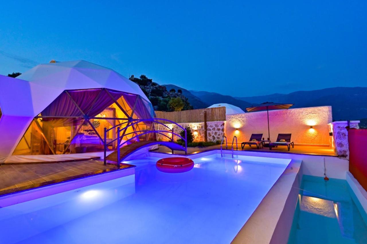 Kalkan Dome Suites & Deluxe Hotel 卡斯 外观 照片