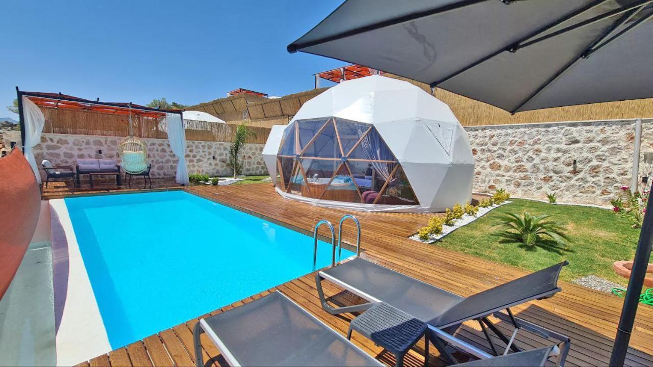 Kalkan Dome Suites & Deluxe Hotel 卡斯 外观 照片