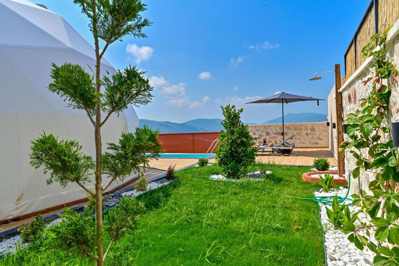 Kalkan Dome Suites & Deluxe Hotel 卡斯 外观 照片