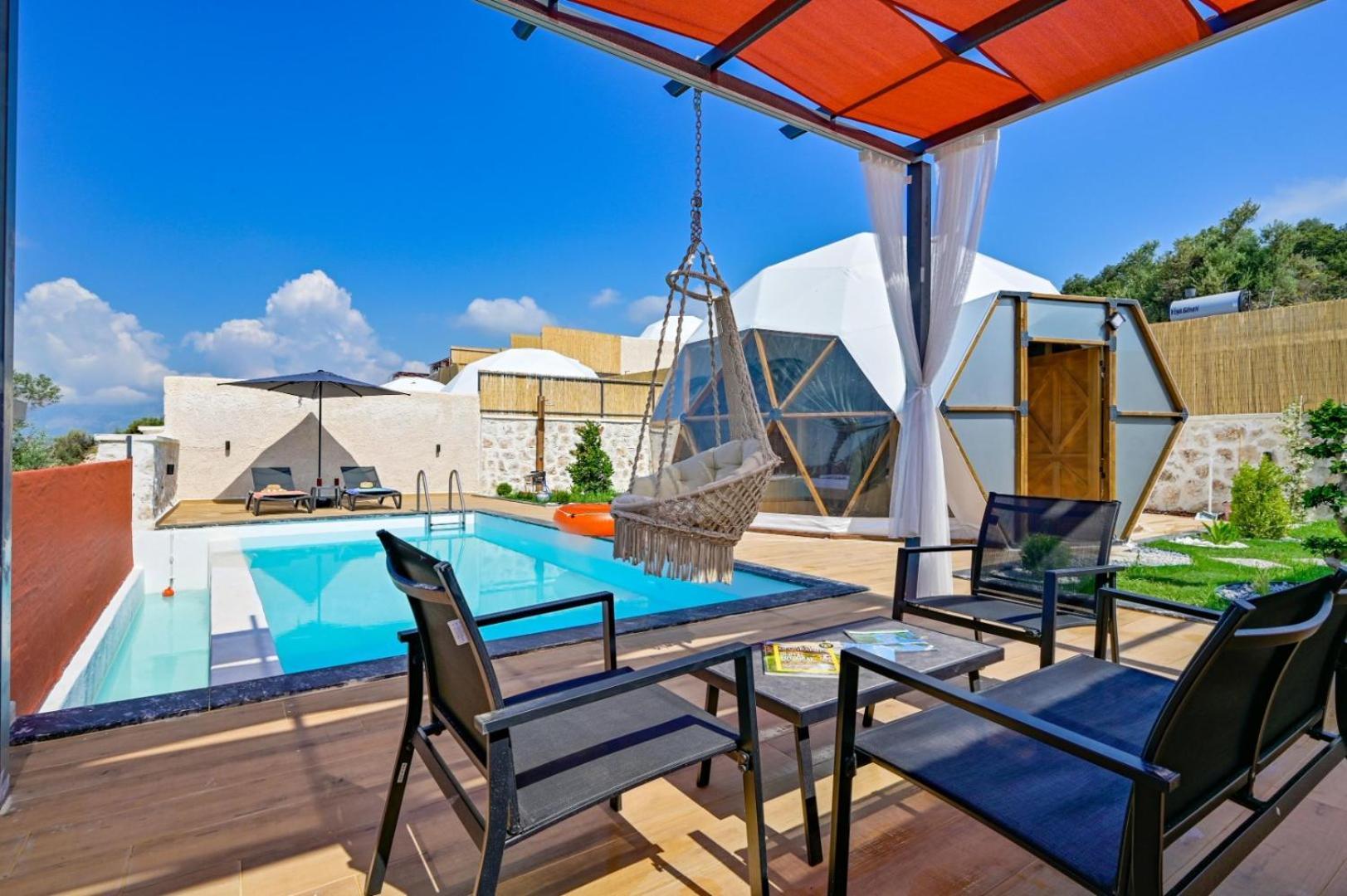 Kalkan Dome Suites & Deluxe Hotel 卡斯 外观 照片